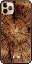 iPhone 11 Pro Max Hoesje TPU Case - Tree Rings #ffffff