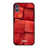 iPhone Xs Hoesje TPU Case - Sweet Melon #ffffff