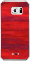 Samsung Galaxy S6 Edge Hoesje Transparant TPU Case - Scarlet Canvas #ffffff