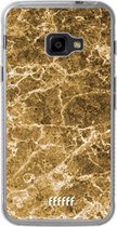 Samsung Galaxy Xcover 4 Hoesje Transparant TPU Case - Gold Marble #ffffff