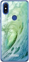 Xiaomi Mi Mix 3 Hoesje Transparant TPU Case - It's a Wave #ffffff