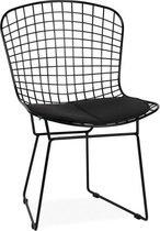 Bertoia Stijl Draadstoel Zwart - Knoll Bertoia stoel - Bertoia Style stoel