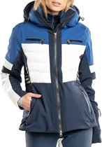 8848 Wintersportjas - Maat 36  - Vrouwen - donker blauw/wit/blauw