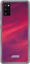 Samsung Galaxy A41 Hoesje Transparant TPU Case - Red Skyline #ffffff