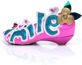 Irregular Choice Happy Smile Pumps Roze Blauw