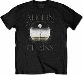 Alice In Chains Heren Tshirt -S- Moon Tree Zwart