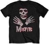 Misfits Kinder Tshirt -Kids tm 8 jaar- Hands Zwart