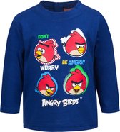 Angry Birds - Longsleeve - Model "Don't Worry, Be Angry" - Donkerblauw - 86 cm - 24 maanden - 100% Katoen