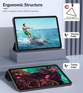 Apple iPad Air 2020 - Housse iPad Air 4 10,9 pouces (2020) Zwart - Étui pour tablette à trois volets - Smart Cover