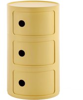 Kartell Componibili Bio Placard Rond Grand Jaune (3 Comp.)