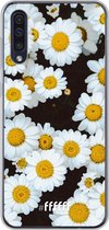 Samsung Galaxy A30s Hoesje Transparant TPU Case - Daisies #ffffff