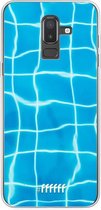 Samsung Galaxy J8 (2018) Hoesje Transparant TPU Case - Blue Pool #ffffff