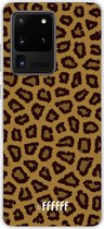 Samsung Galaxy S20 Ultra Hoesje Transparant TPU Case - Leopard Print #ffffff