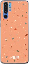 Huawei P30 Pro Hoesje Transparant TPU Case - Terrazzo N°10 #ffffff