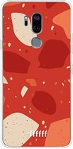 LG G7 ThinQ Hoesje Transparant TPU Case - Terrazzo N°4 #ffffff