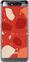 Samsung Galaxy A80 Hoesje Transparant TPU Case - Terrazzo N°4 #ffffff