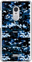 Xiaomi Redmi 5 Hoesje Transparant TPU Case - Navy Camouflage #ffffff