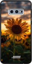 Samsung Galaxy S10e Hoesje TPU Case - Sunset Sunflower #ffffff