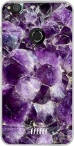Huawei P8 Lite (2017) Hoesje Transparant TPU Case - Purple Geode #ffffff