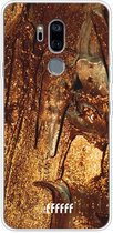 6F hoesje - geschikt voor LG G7 ThinQ -  Transparant TPU Case - Lets go Gold #ffffff
