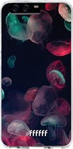 Huawei P10 Hoesje Transparant TPU Case - Jellyfish Bloom #ffffff