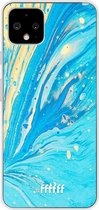 Google Pixel 4 Hoesje Transparant TPU Case - Endless Azure #ffffff