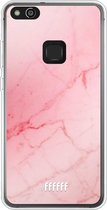 Huawei P10 Lite Hoesje Transparant TPU Case - Coral Marble #ffffff