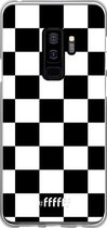 Samsung Galaxy S9 Plus Hoesje Transparant TPU Case - Checkered Chique #ffffff