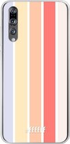Huawei P20 Pro Hoesje Transparant TPU Case - Vertical Pastel Party #ffffff