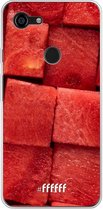 Google Pixel 3 XL Hoesje Transparant TPU Case - Sweet Melon #ffffff