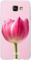 Samsung Galaxy A5 (2016) Hoesje Transparant TPU Case - Pink Tulip #ffffff
