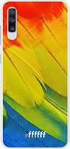 Samsung Galaxy A70 Hoesje Transparant TPU Case - Macaw Hues #ffffff