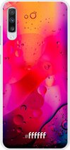 Samsung Galaxy A70 Hoesje Transparant TPU Case - Colour Bokeh #ffffff