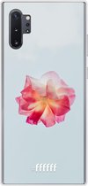 Samsung Galaxy Note 10 Plus Hoesje Transparant TPU Case - Rouge Floweret #ffffff
