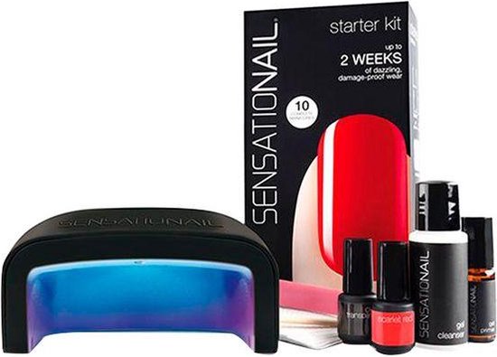 Sensationail Starter kit - Scarlet Red - Gel nagellak