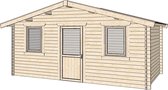 Blokhut Coevorden, wanddikte 28 mm 500x200 cm