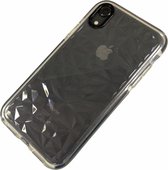 Apple iPhone 7 / 8 / SE - Silicone transparante soft hoesje Emma zwart - Geschikt voor