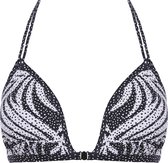 Freya - GEMINI PALM Non Wired Triangle Bikini Top - MONOCHROME - Vrouwen - Maat 75D