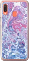 Samsung Galaxy A20e Hoesje Transparant TPU Case - Liquid Amethyst #ffffff