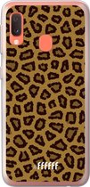 Samsung Galaxy A20e Hoesje Transparant TPU Case - Leopard Print #ffffff