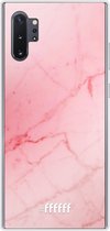 Samsung Galaxy Note 10 Plus Hoesje Transparant TPU Case - Coral Marble #ffffff