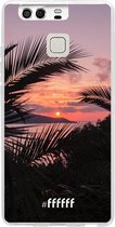 Huawei P9 Hoesje Transparant TPU Case - Pretty Sunset #ffffff