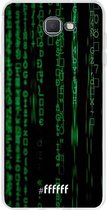 Samsung Galaxy J5 Prime (2017) Hoesje Transparant TPU Case - Hacking The Matrix #ffffff