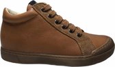 Naturino rits veter bumper lederen effen hoge sneakers Dord Cognac mt 32