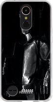LG K10 (2017) Hoesje Transparant TPU Case - Plate Armour #ffffff