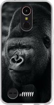 LG K10 (2017) Hoesje Transparant TPU Case - Gorilla #ffffff