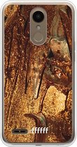 LG K10 (2018) Hoesje Transparant TPU Case - Lets go Gold #ffffff