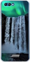 Honor 10 Hoesje Transparant TPU Case - Waterfall Polar Lights #ffffff