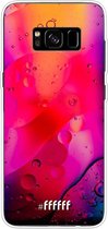Samsung Galaxy S8 Plus Hoesje Transparant TPU Case - Colour Bokeh #ffffff