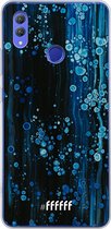 Honor Note 10 Hoesje Transparant TPU Case - Bubbling Blues #ffffff